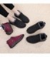 YISHEN-Botas de nieve cálidas para Mujer, botines de felpa, sin cordones, impermeables, ligeros, informales, para invierno