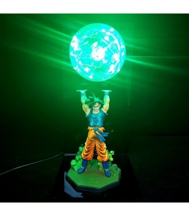 Figuras de acción de Dragon Ball Z Ultra Instinct, Son Goku, lámpara DIY, figuras de DBZ, bombas de fuerza LED, juguetes decorat