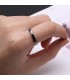 2 uds sol Luna juego par amistad amante anillos abiertos ajustables minimalista de compromiso anillos de boda Kit de amantes - 