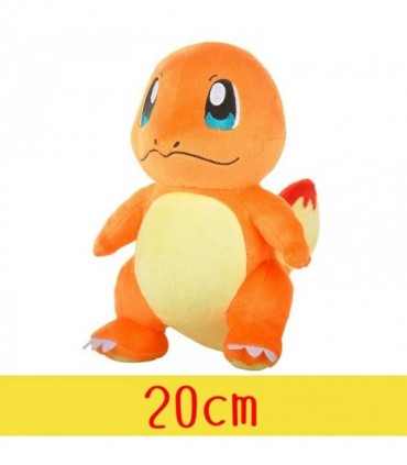 Peluche de Charmander Squirtle Pikachu para niños, juguete de felpa de Anime, Bulbasaur, regalo