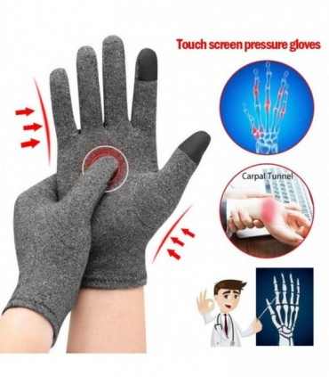 Guantes de artritis para mujer, guantes de compresión magnéticos  reumatoides, alivio del dolor de articulación artrítica, guante Size M  Color style 2-G