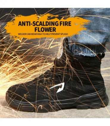 SUADEX-botas de trabajo de seguridad para hombre, zapatos con punta de acero antigolpes, indestructibles, talla 37-48, para toda