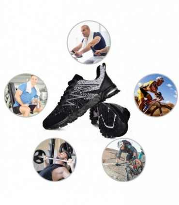 SUADEX-zapatos de seguridad con punta de acero para hombre y mujer, zapatillas de trabajo antigolpes, calzado ligero y transpira