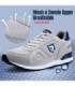 LARNMERN-Zapatos de seguridad para hombre, calzado de construcción con punta de acero, ligero, antideslizante, transpirable, a p