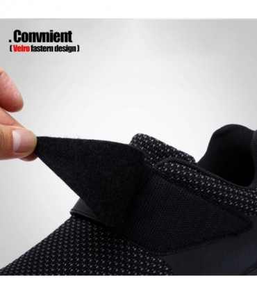 LARNMERN-Zapatos de seguridad para el trabajo para hombre, calzado ligero y transpirable con punta de acero, antideslizante, ant