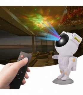 Luz nocturna de proyección LED láser astronauta Spaceman, fuente de alimentación Usb, conexión Bluetooth, regalo de cumpleaños p